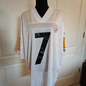 Pittsburgh Steelers NFL Ben Roethlisberger #7 White Jersey Size Men's Large!